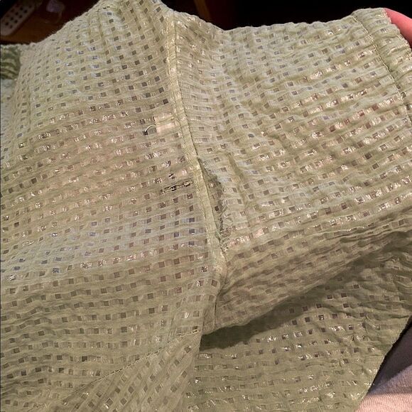 Fenini Women's Size Small Green Cotton Tank and Long Sleeve Button up Top Set - Picture 15 of 15